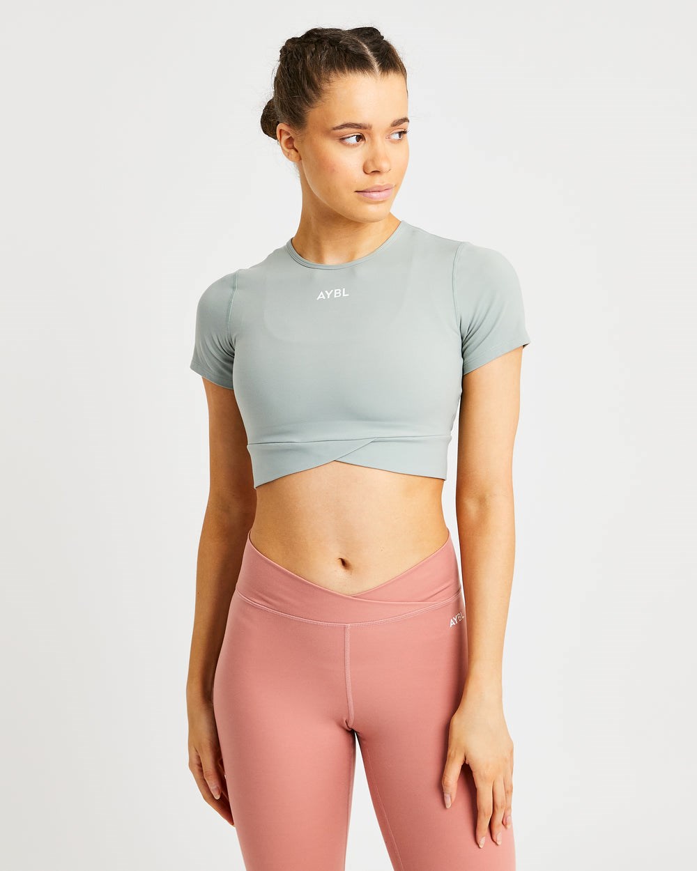 AYBL Flow Crop Top Zelene | 25ITVHSBX