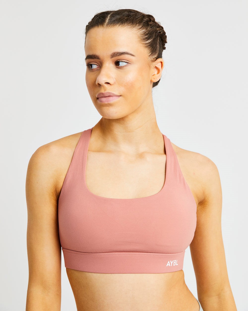 AYBL Flow Sports Bra Ruzove | 03NBYZIOP