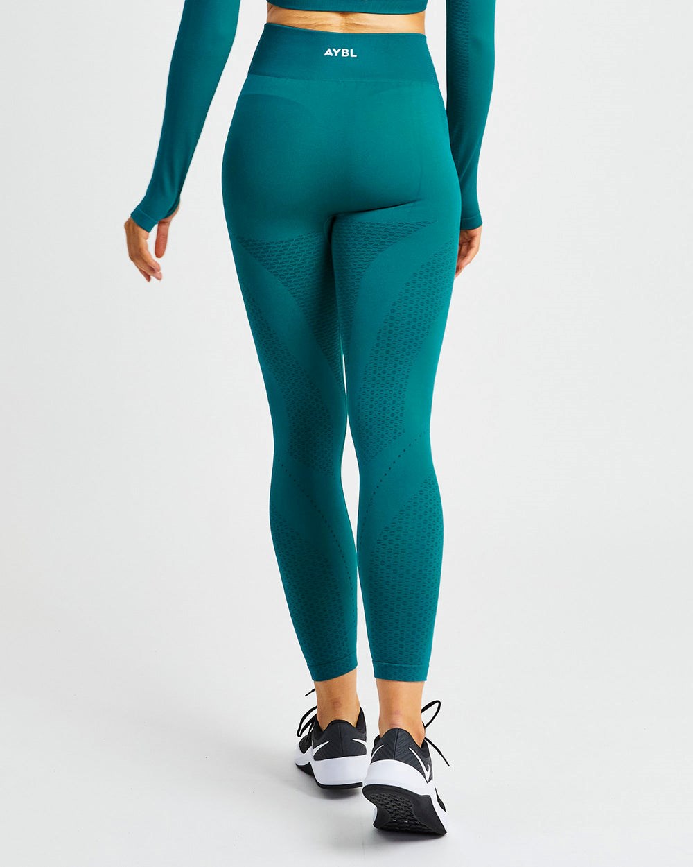 AYBL Ignite Seamless Leggings Hyper Teal | 37UFOBNXI