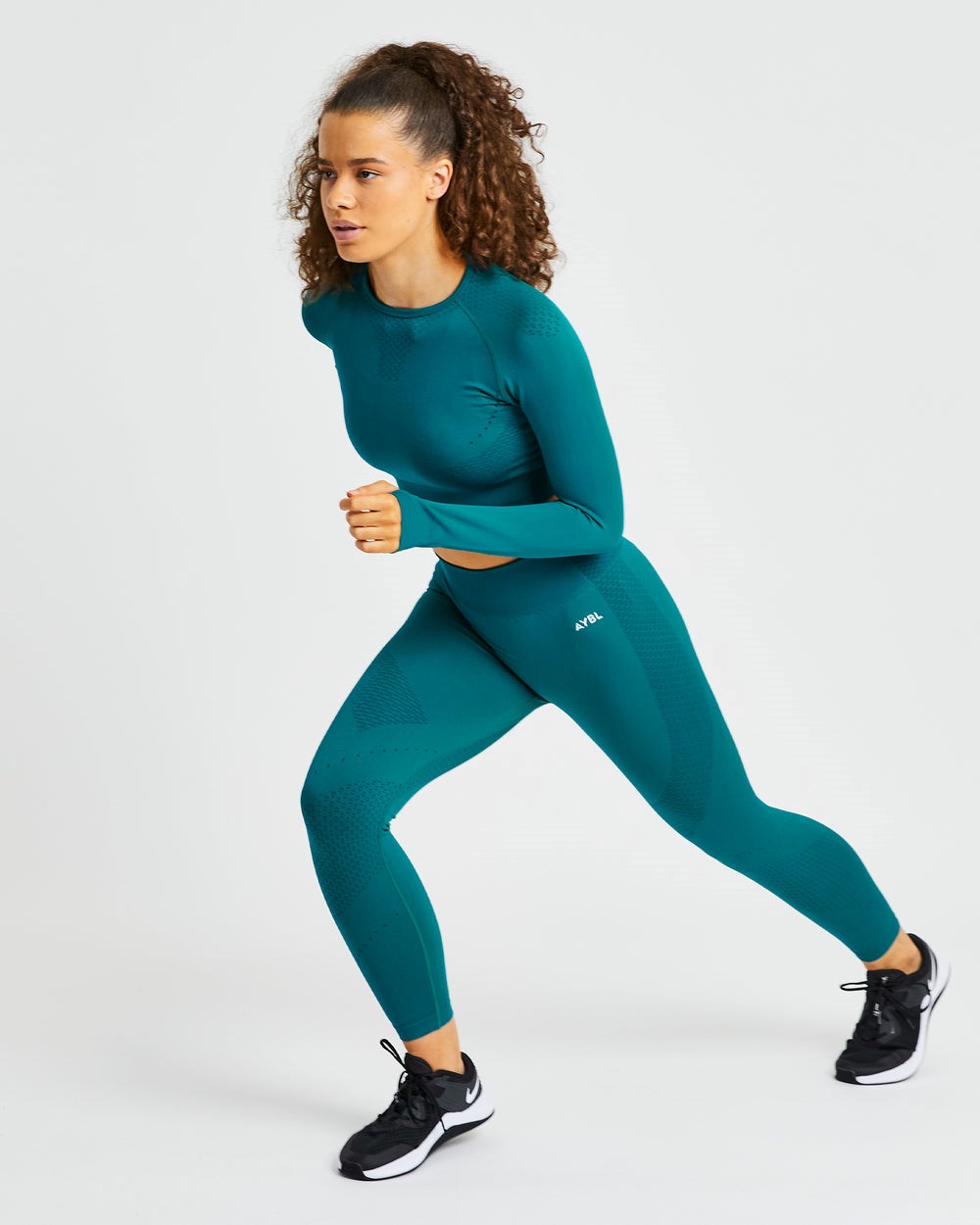 AYBL Ignite Seamless Leggings Hyper Teal | 37UFOBNXI