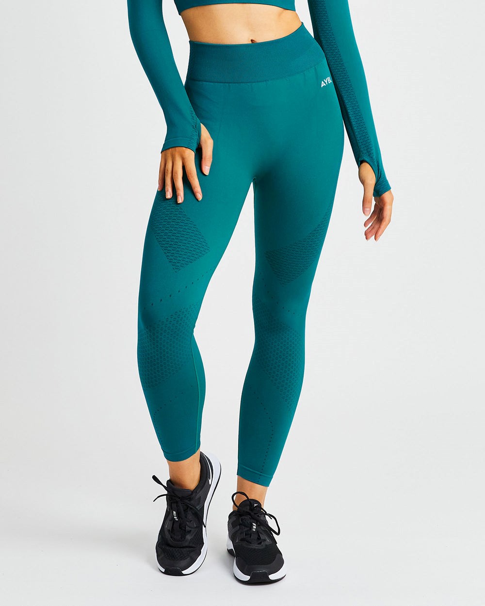 AYBL Ignite Seamless Leggings Hyper Teal | 37UFOBNXI