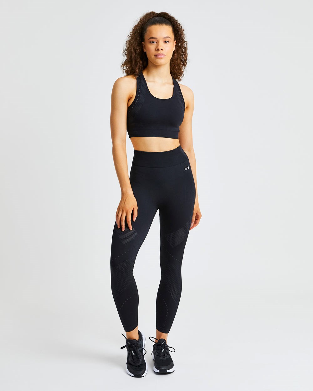 AYBL Ignite Seamless Leggings Čierne | 35HVLMAEU