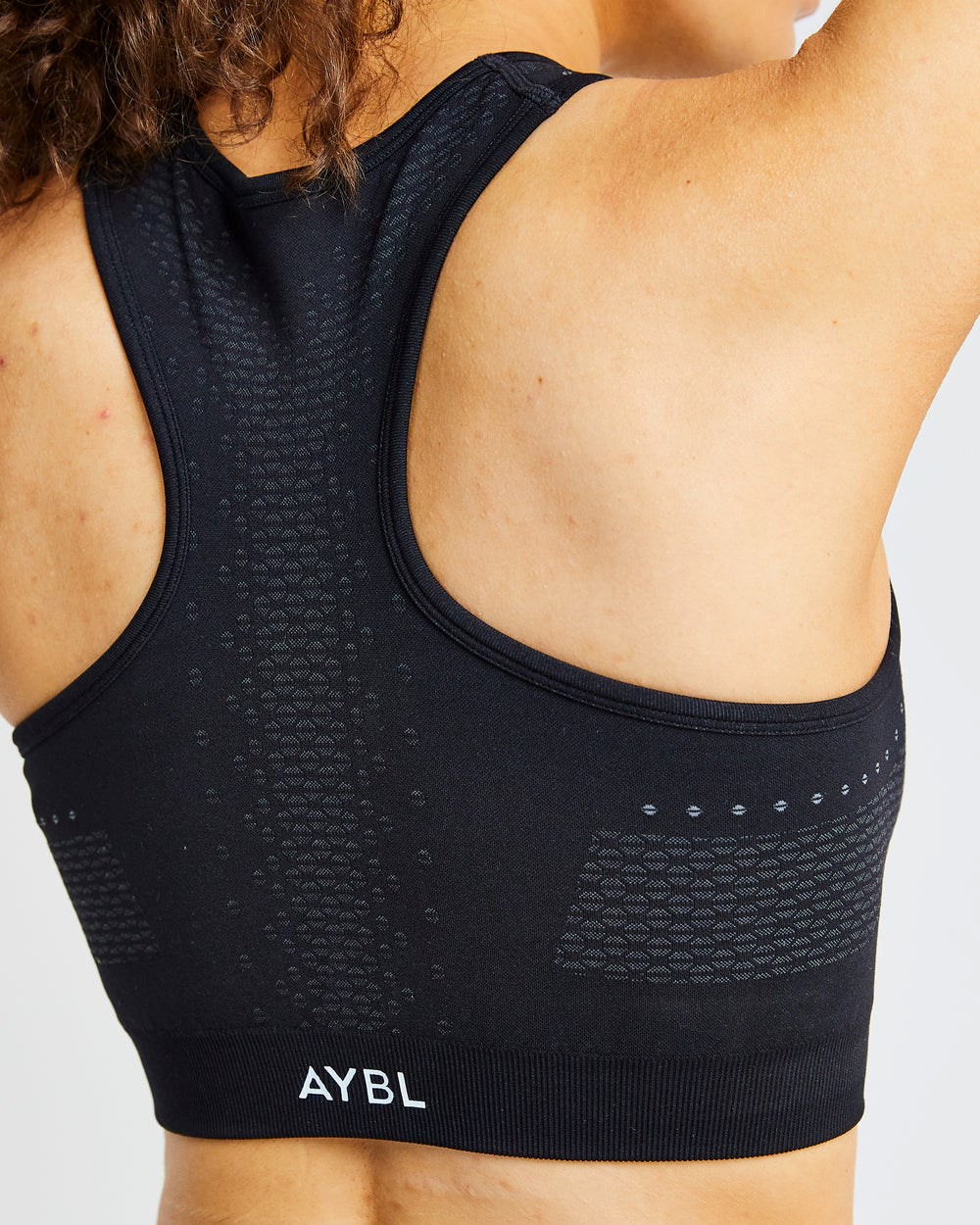 AYBL Ignite Seamless Sports Bra Čierne | 85EPCMZYB