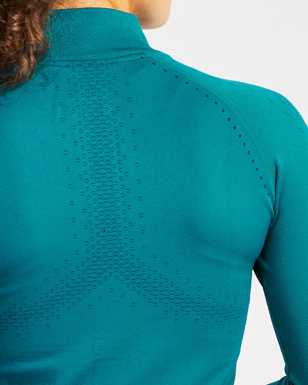 AYBL Ignite Seamless Zip Jacket Hyper Teal | 48YTMJCER