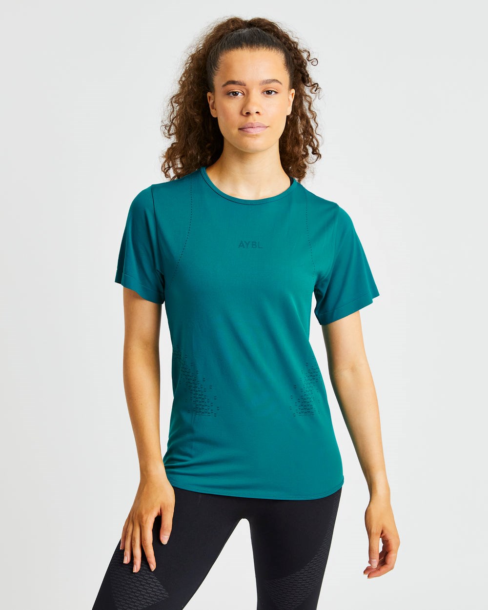 AYBL Ignite T Shirt Hyper Teal | 31IFEXOJM