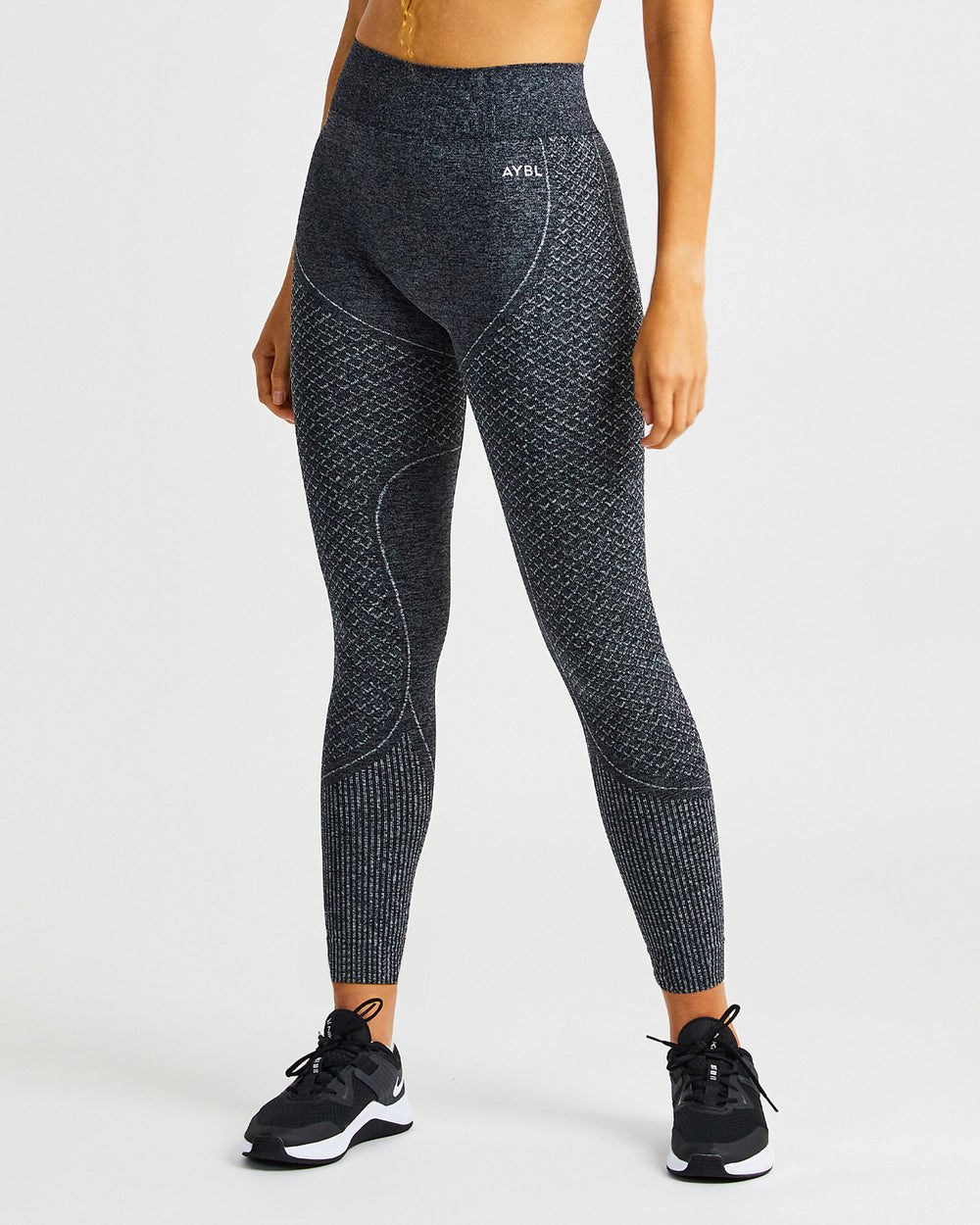 AYBL Impact Seamless Leggings Čierne | 52TASGWXU