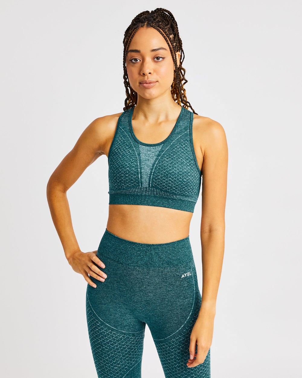 AYBL Impact Seamless Sports Bra Zelene | 54LKEFRTQ