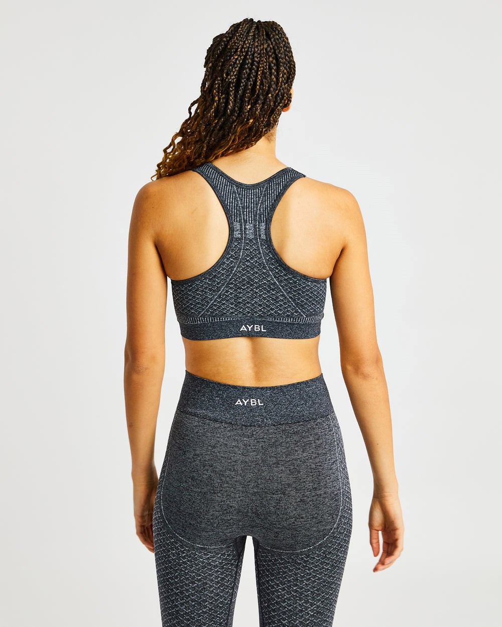 AYBL Impact Seamless Sports Bra Čierne | 56MFNITHA