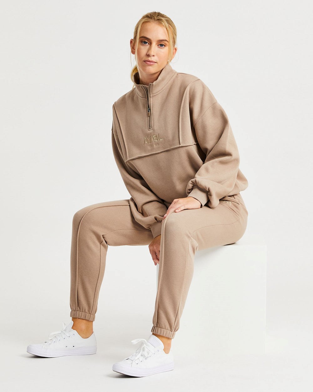 AYBL Luxe Joggers Mocha | 51KHWVRSA