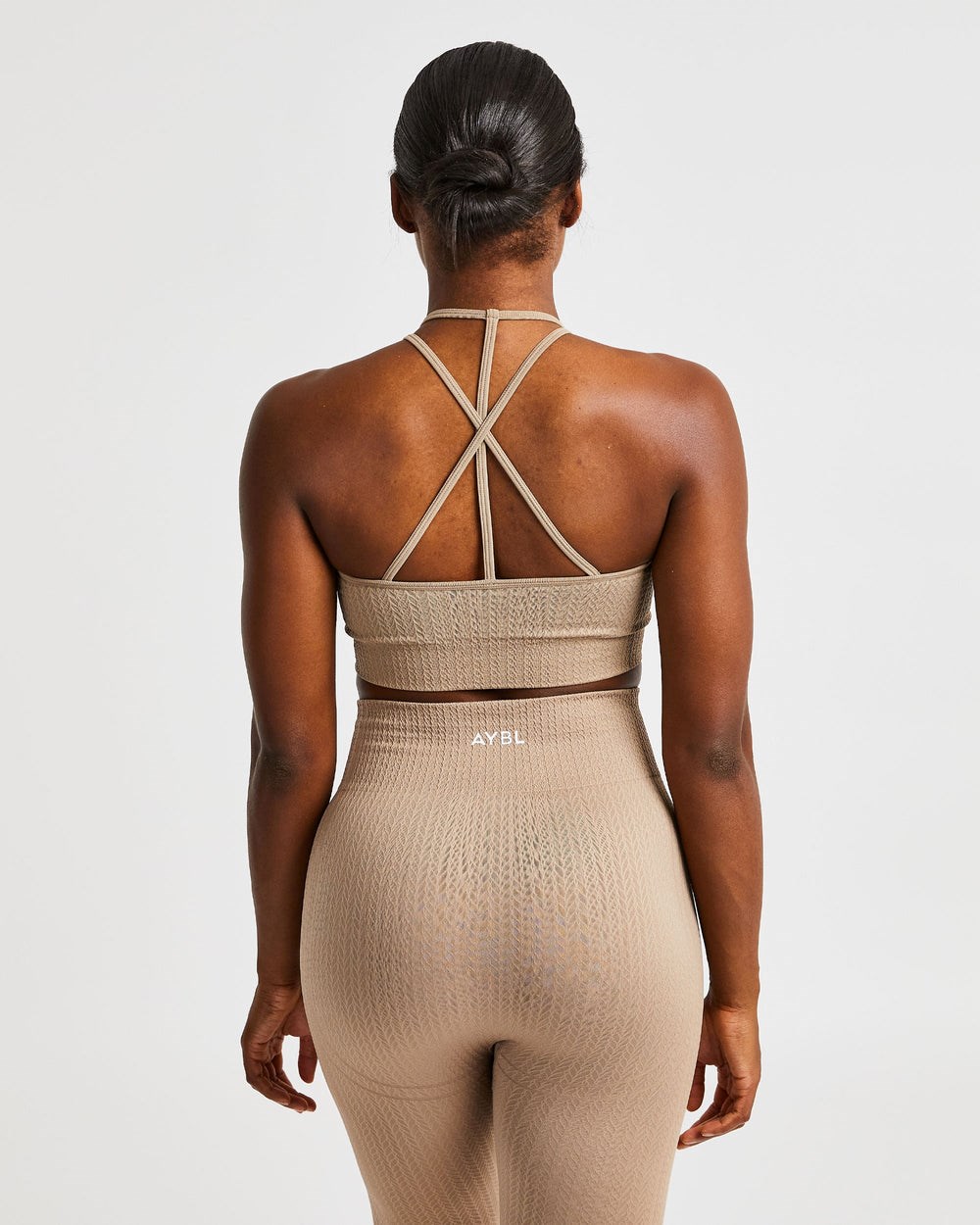 AYBL Luxe Seamless Crop Tank Top Mocha | 71RIWTLOF