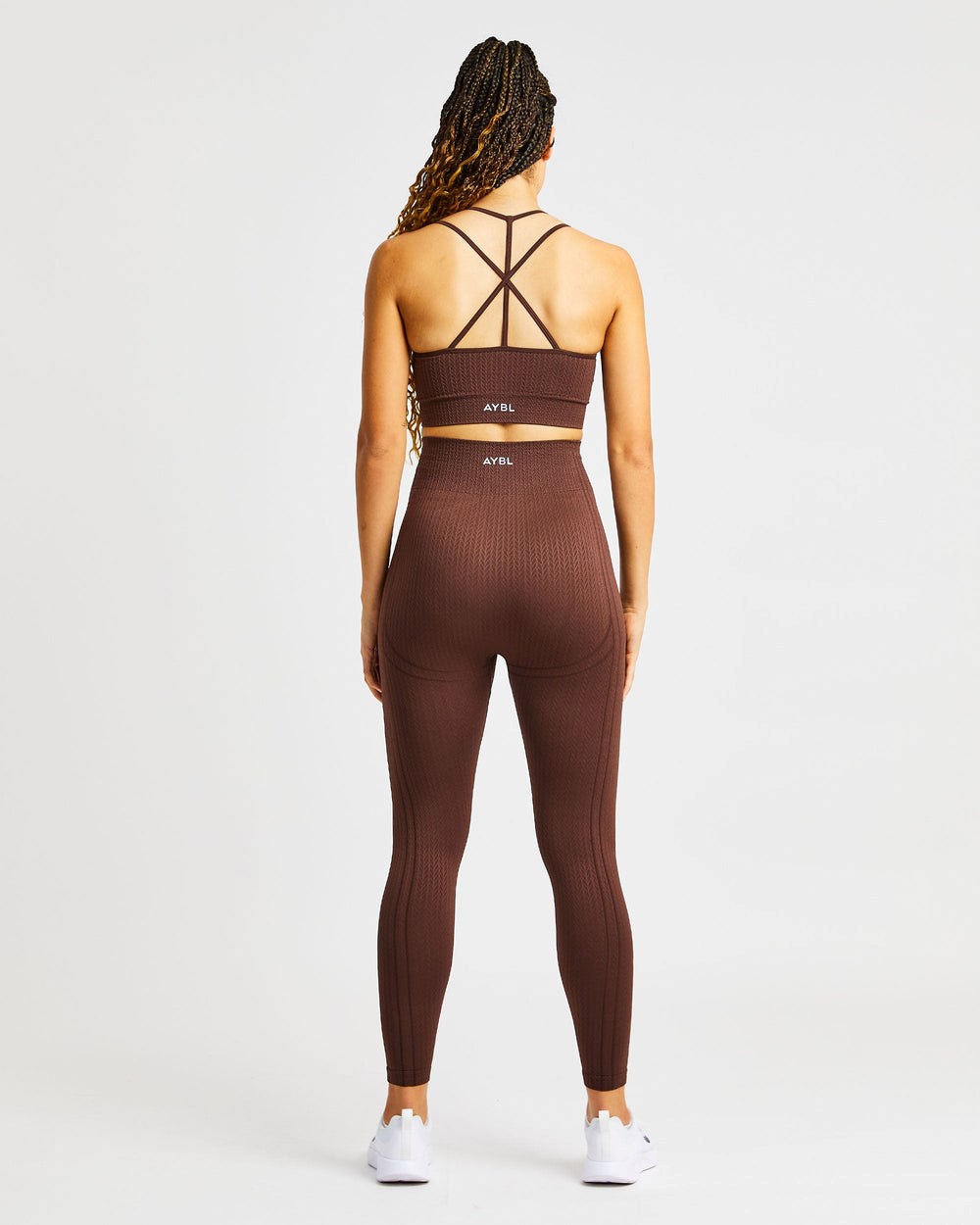 AYBL Luxe Seamless Leggings Hnede | 80JXLVIQP