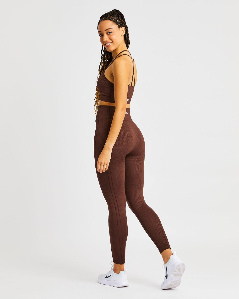 AYBL Luxe Seamless Leggings Hnede | 80JXLVIQP