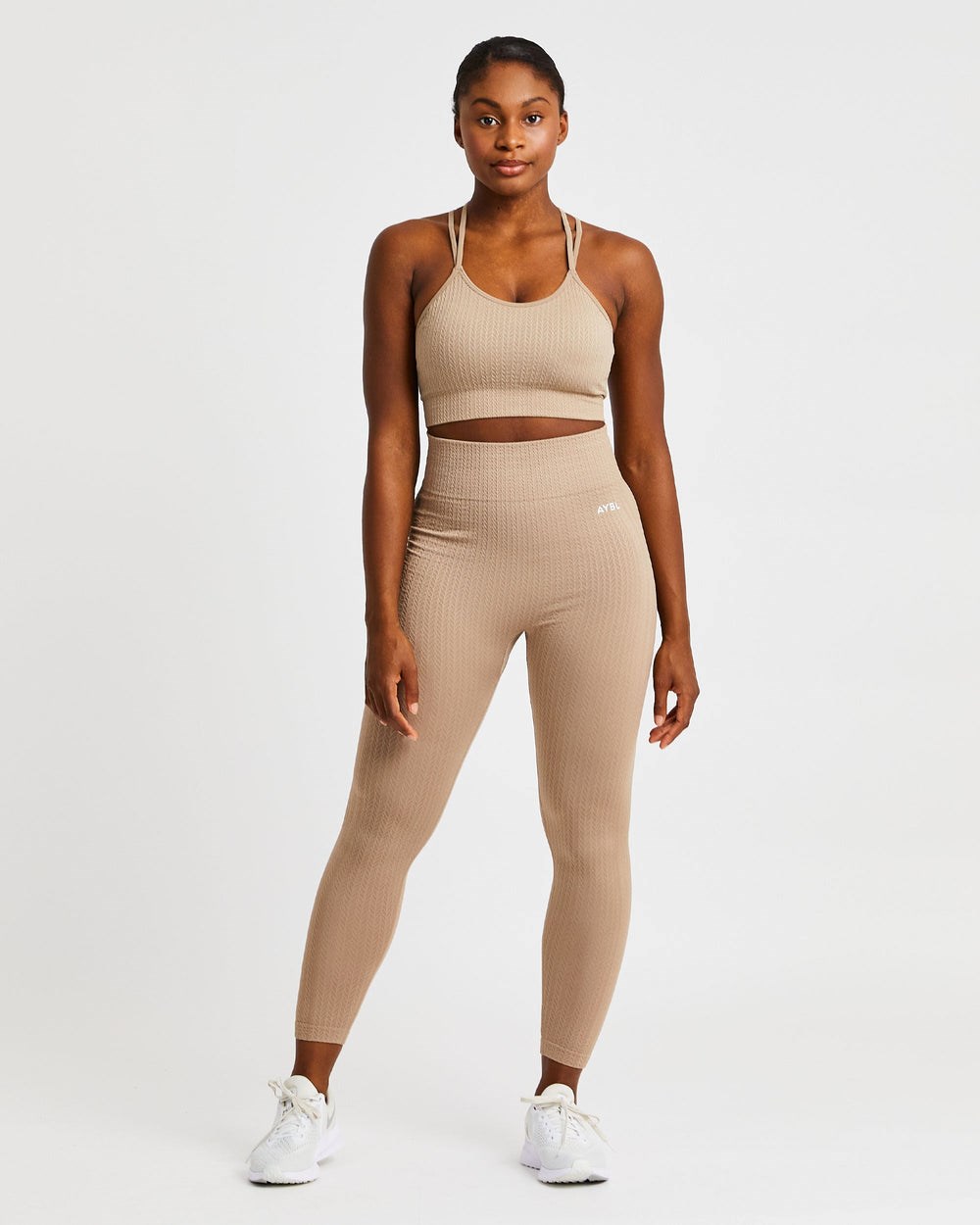 AYBL Luxe Seamless Sports Bra Mocha | 95BGZSEFO