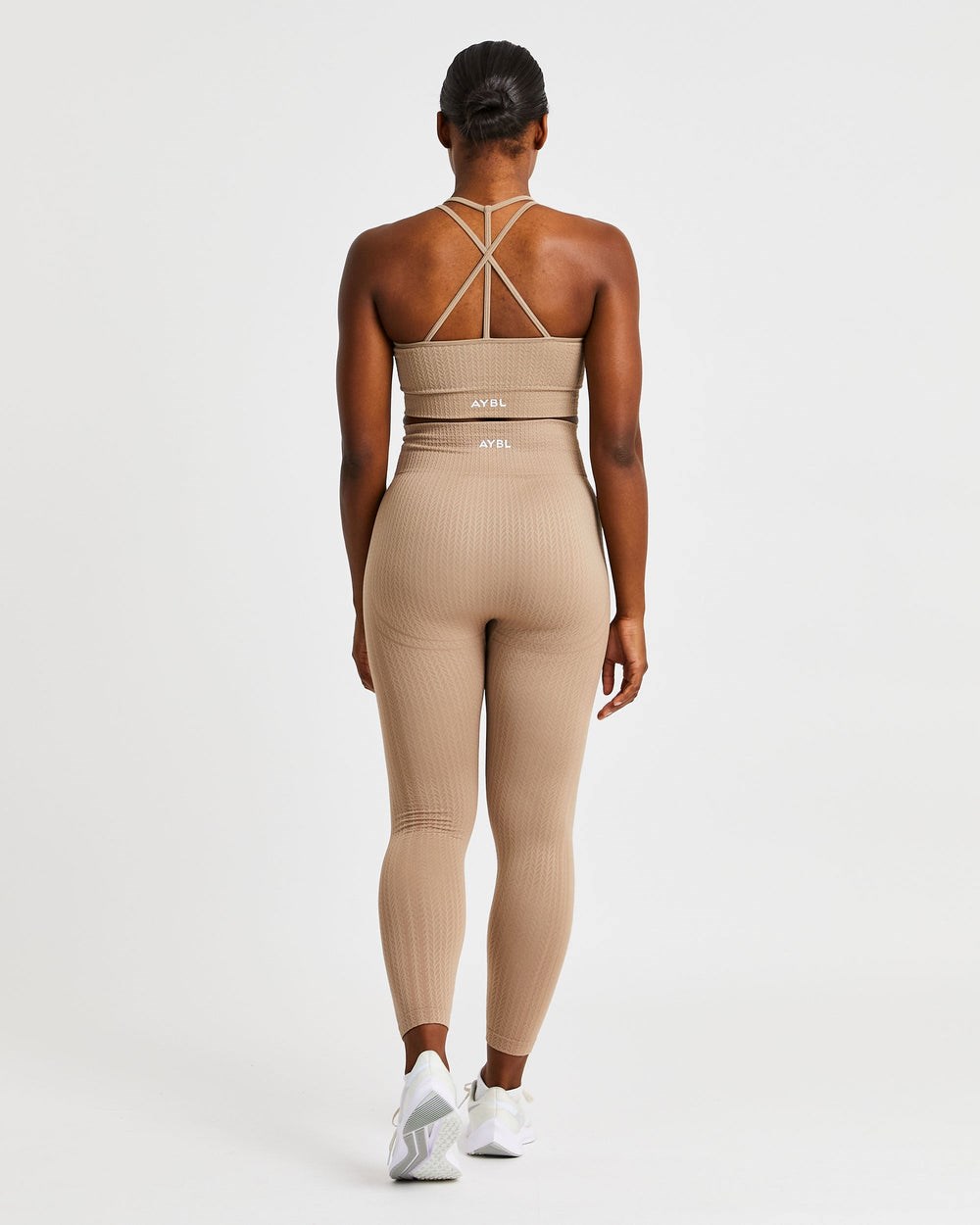 AYBL Luxe Seamless Sports Bra Mocha | 95BGZSEFO