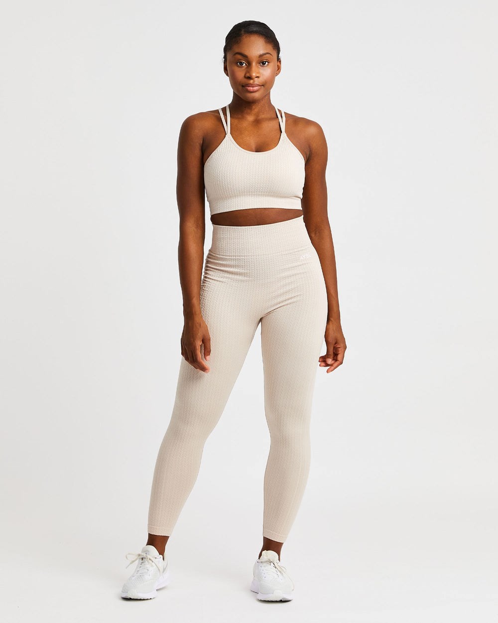 AYBL Luxe Seamless Sports Bra Sand | 12FORTQZC