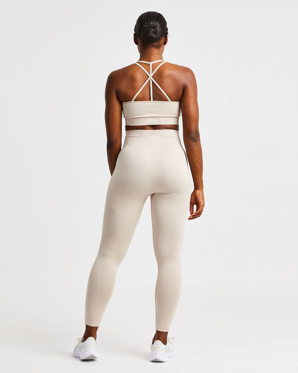 AYBL Luxe Seamless Sports Bra Sand | 12FORTQZC