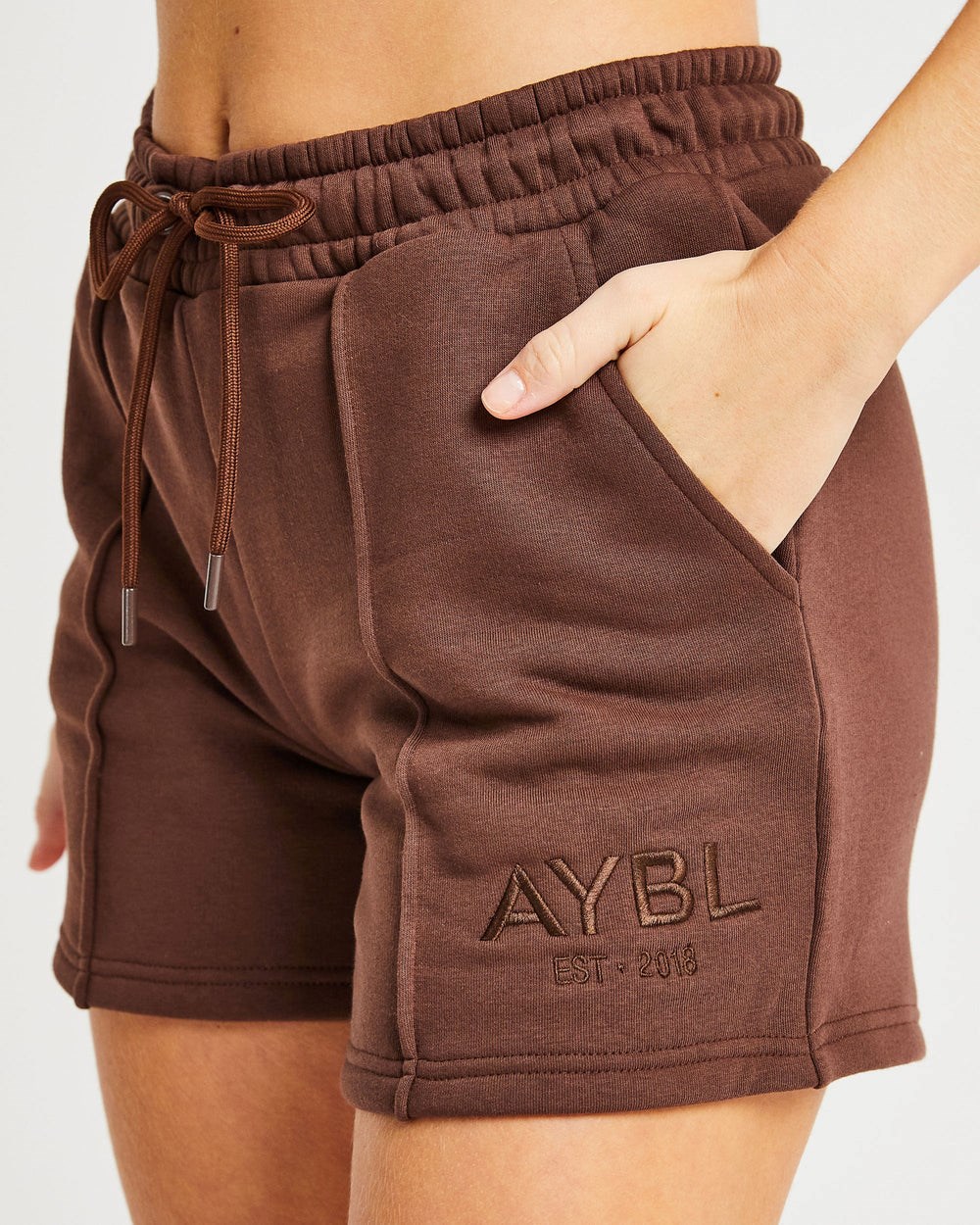 AYBL Luxe Shorts Hnede | 35THJBCKL