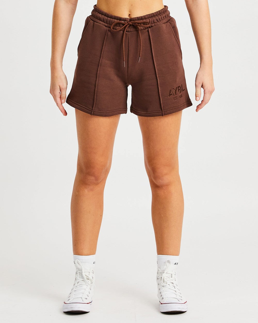 AYBL Luxe Shorts Hnede | 35THJBCKL