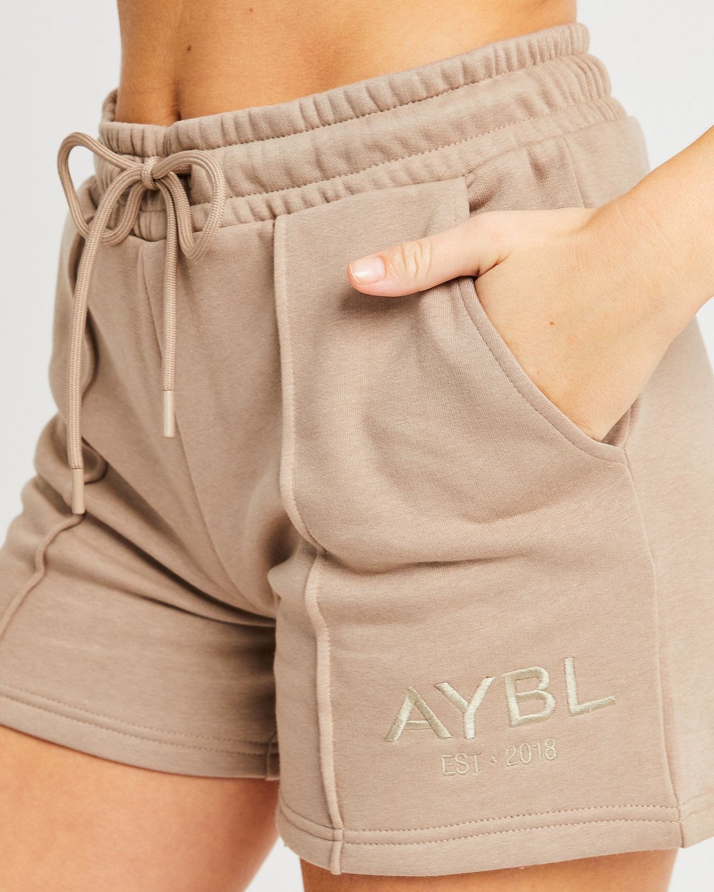 AYBL Luxe Shorts Mocha | 73PHCQVTG