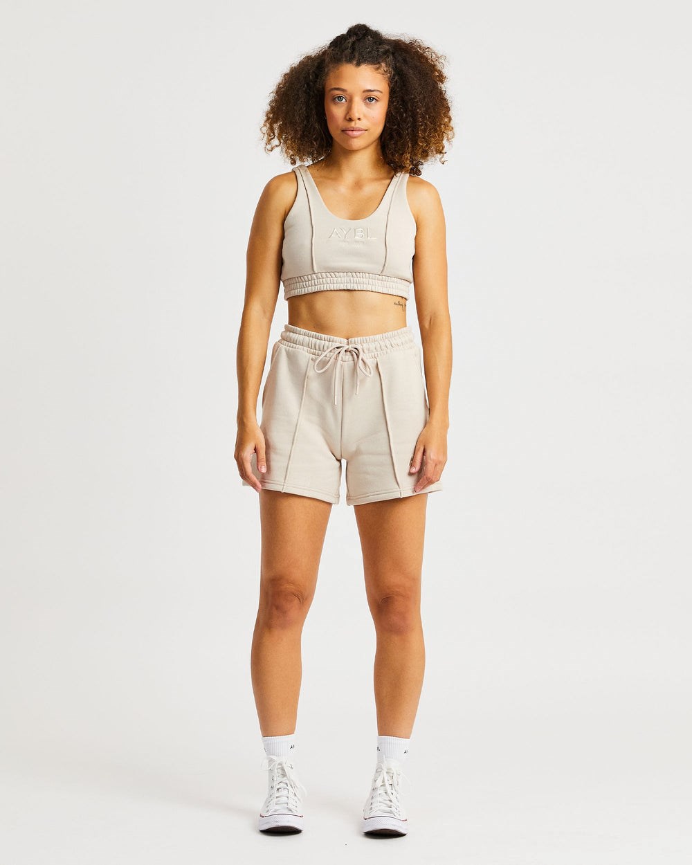 AYBL Luxe Shorts Sand | 31VCUGEZH