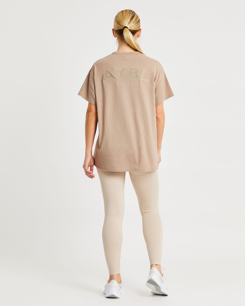 AYBL Luxe T Shirt Mocha | 65TIQDZXP