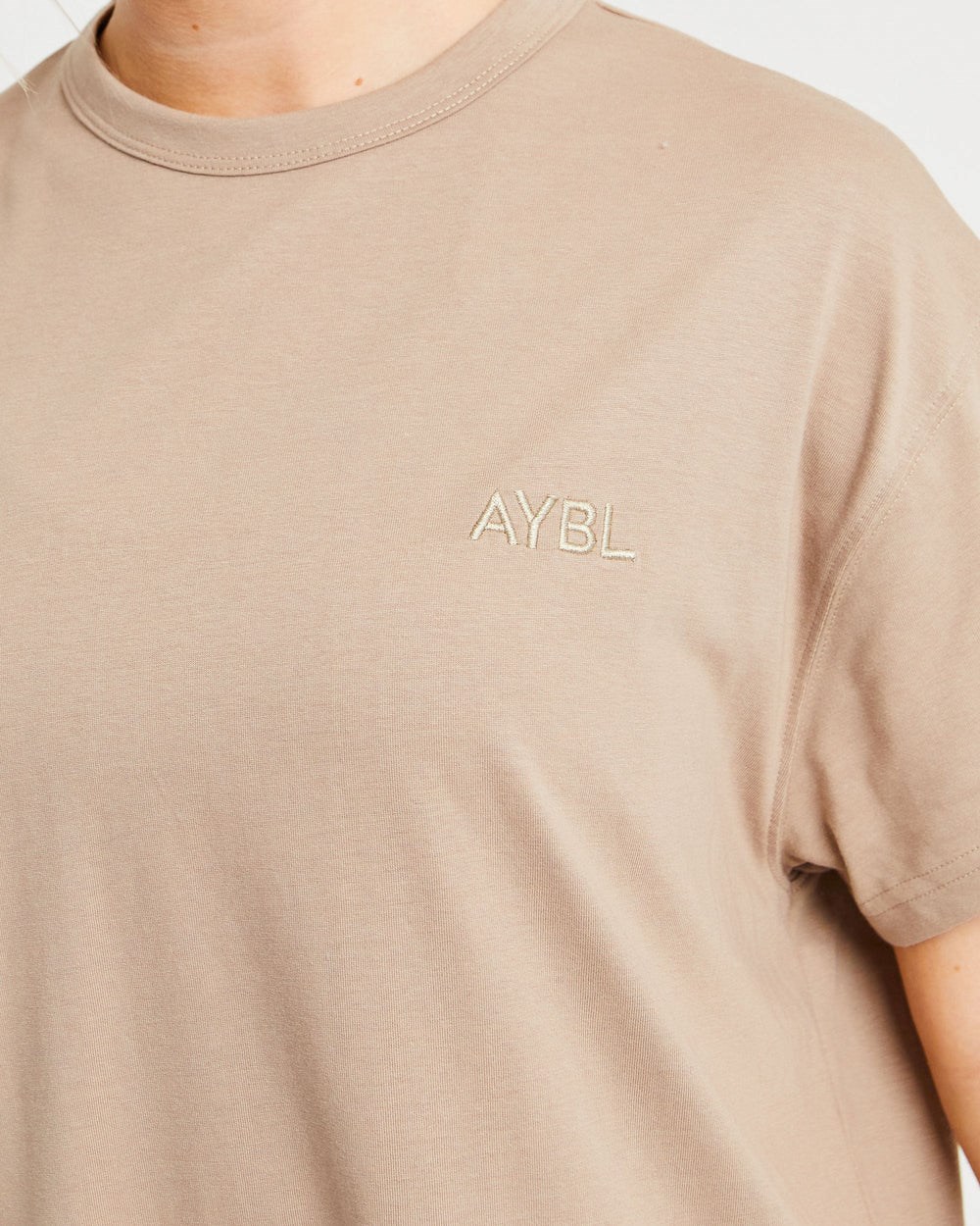 AYBL Luxe T Shirt Mocha | 65TIQDZXP