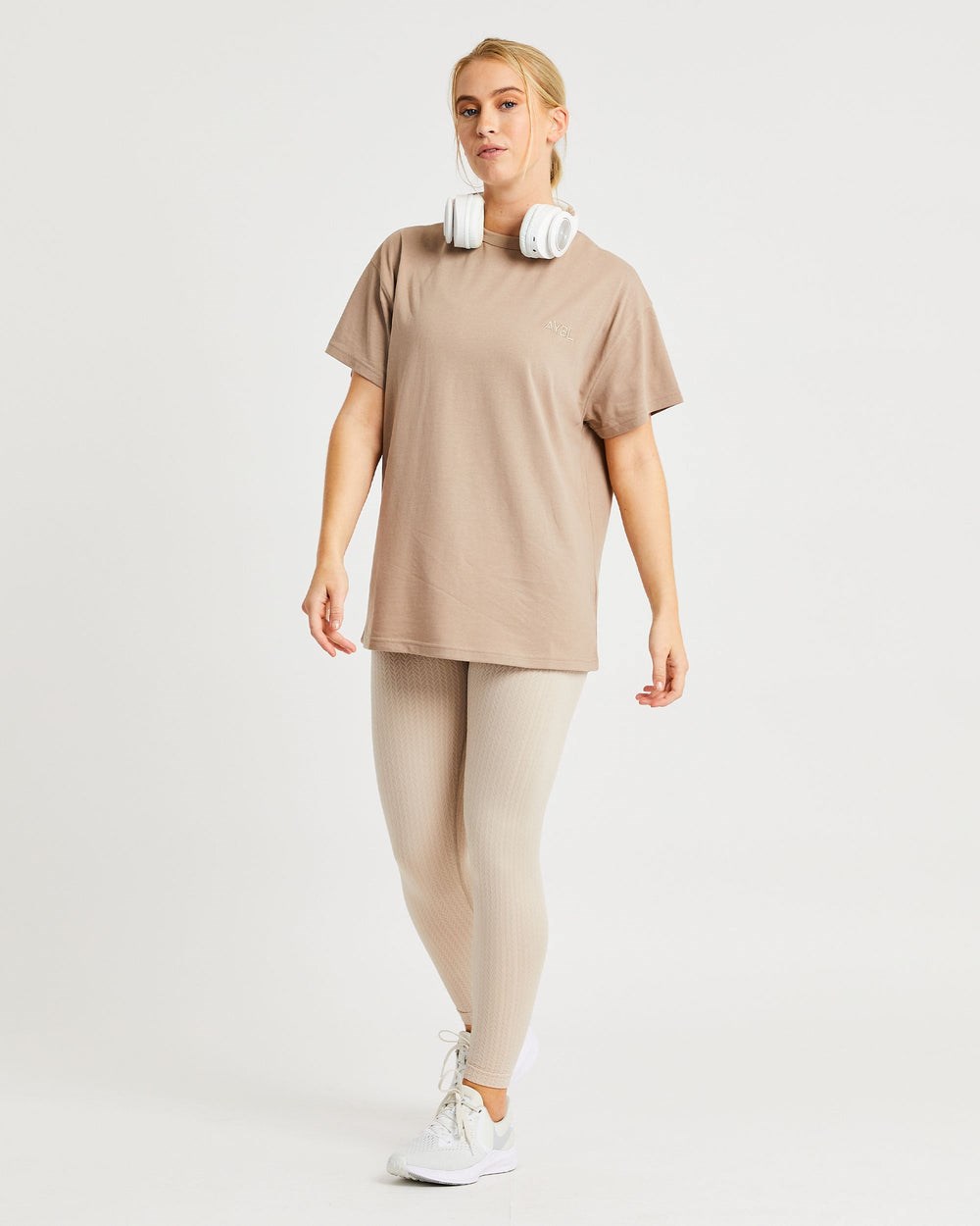 AYBL Luxe T Shirt Mocha | 65TIQDZXP