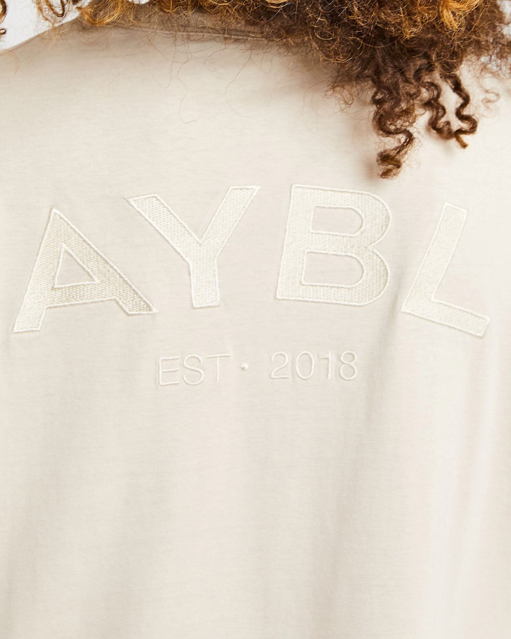 AYBL Luxe T Shirt Sand | 10JPYMAIG