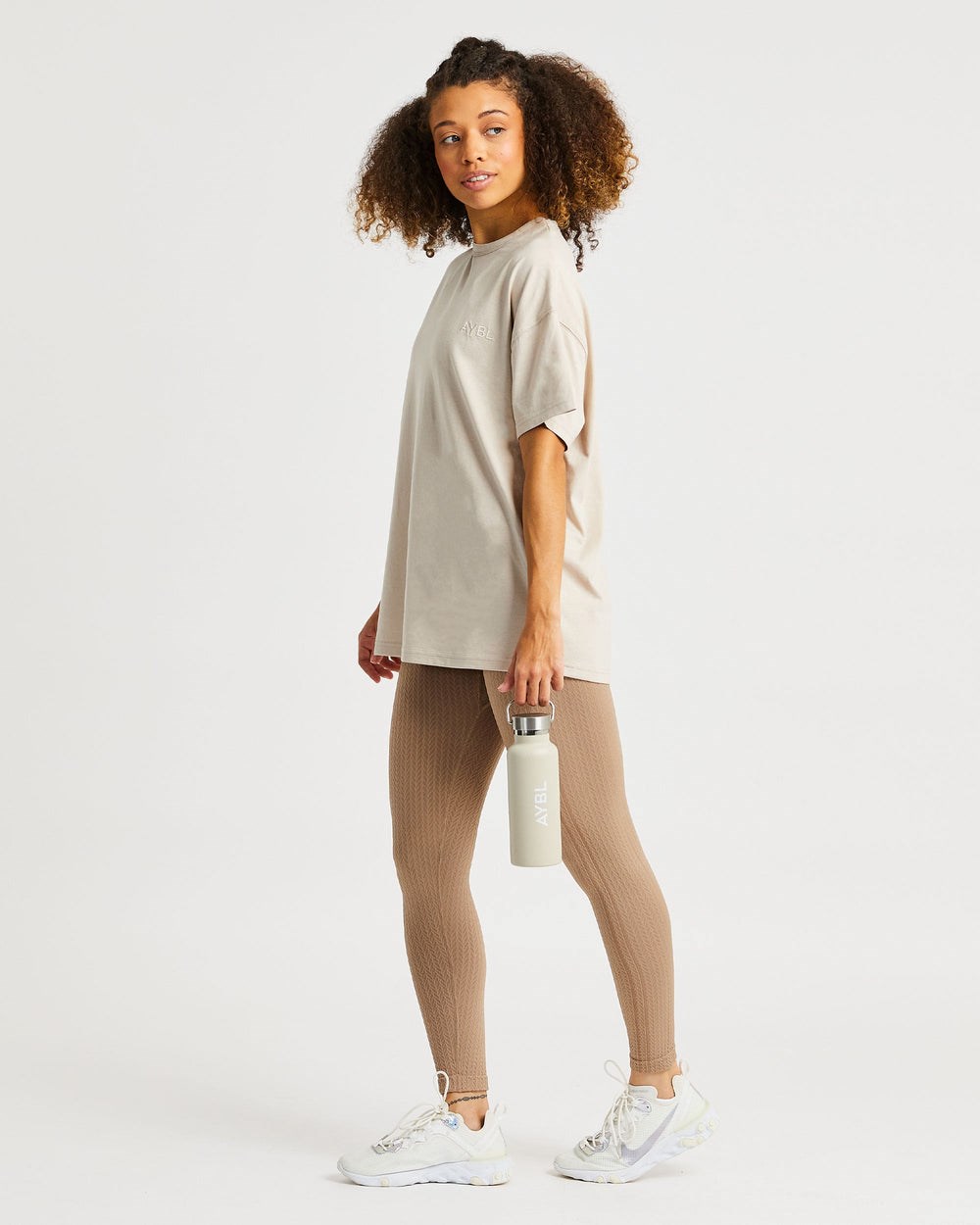 AYBL Luxe T Shirt Sand | 10JPYMAIG