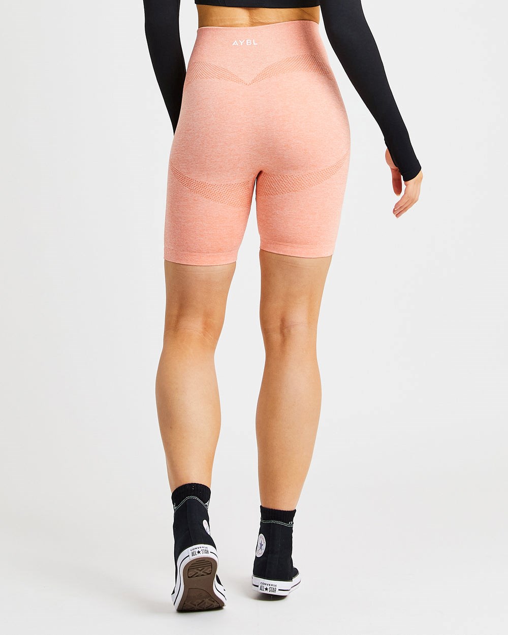 AYBL Motion Seamless Cycling Shorts Peach Marl | 87JBVAXWZ