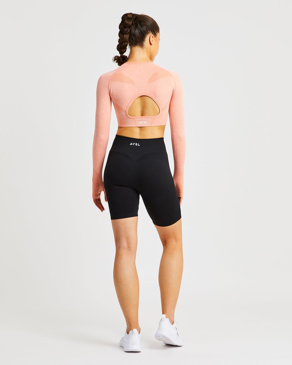 AYBL Motion Seamless Cycling Shorts Čierne | 98OHRJMZI