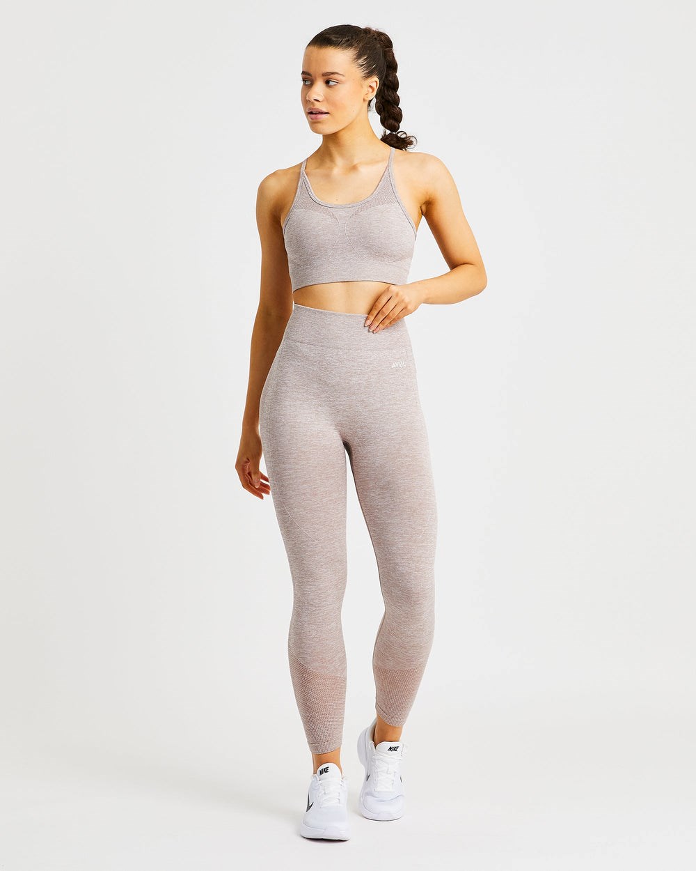 AYBL Motion Seamless Leggings Béžové | 08OAUNQYB