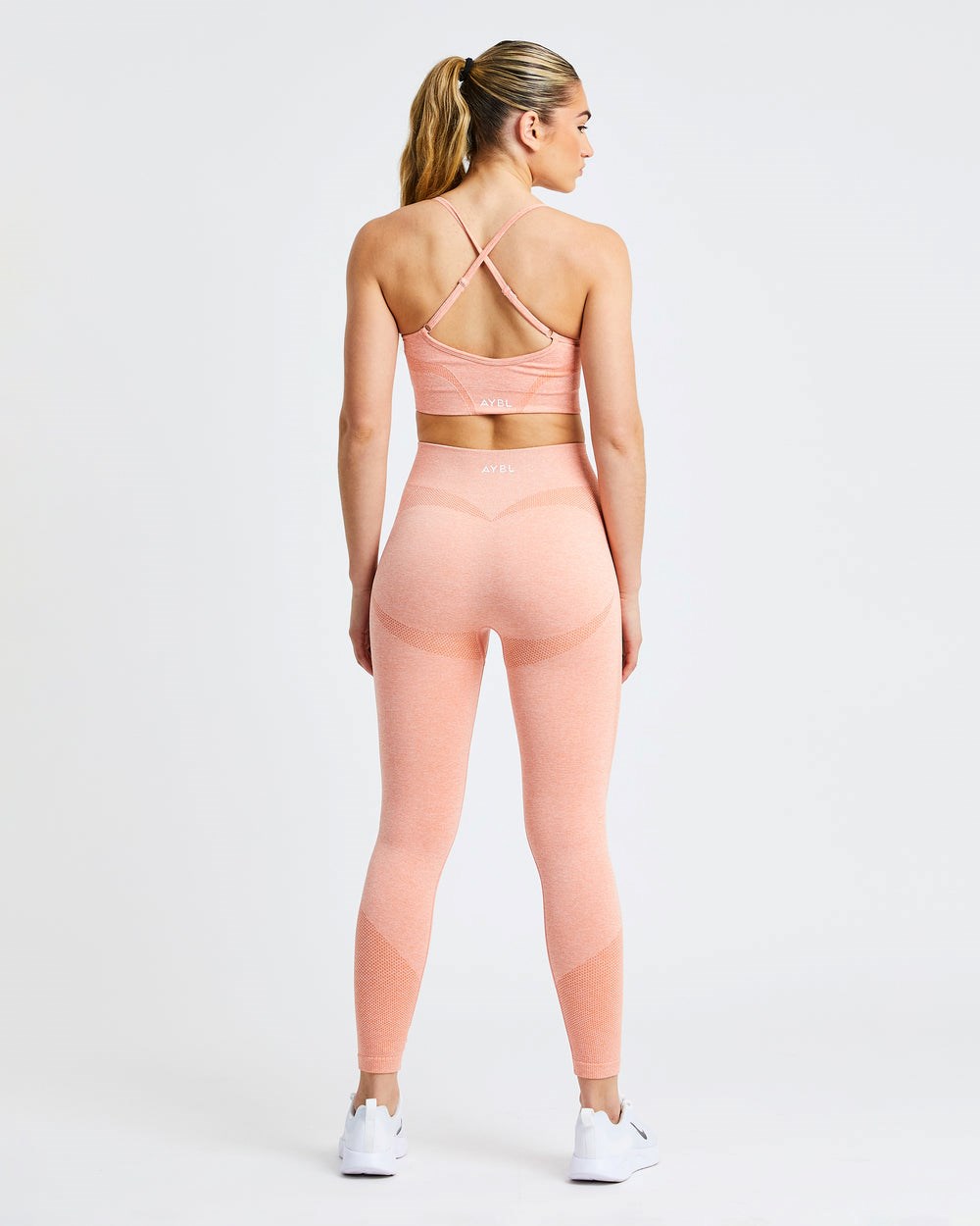 AYBL Motion Seamless Leggings Peach Marl | 15BOEFHVU