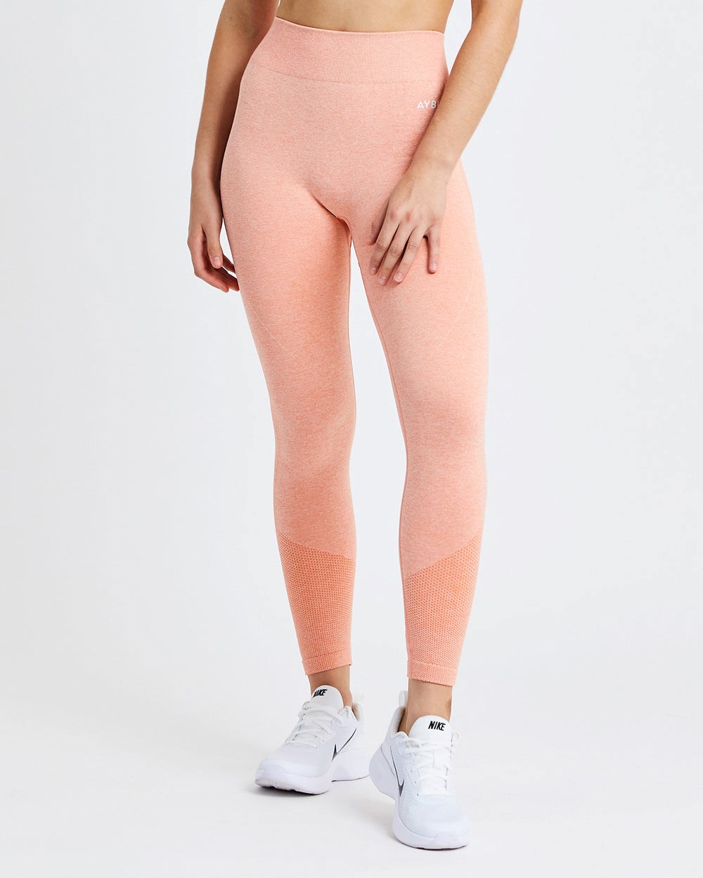 AYBL Motion Seamless Leggings Peach Marl | 15BOEFHVU