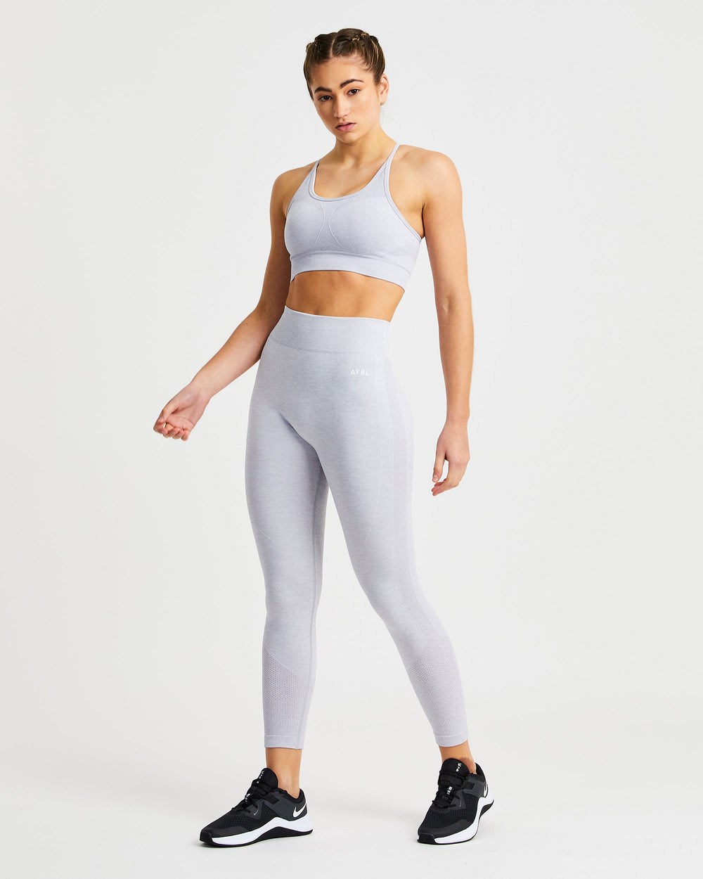 AYBL Motion Seamless Leggings Svetlo Siva | 70TUFOPRV