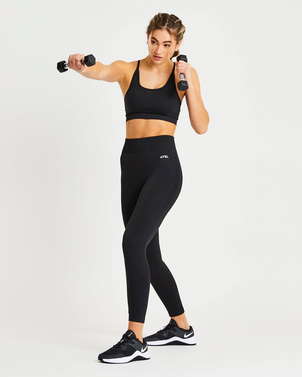 AYBL Motion Seamless Leggings Čierne | 29CNYUXTJ