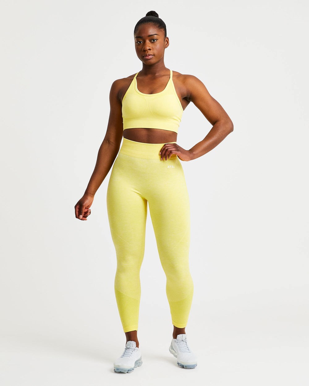 AYBL Motion Seamless Leggings Žlté | 90LWCMSGT