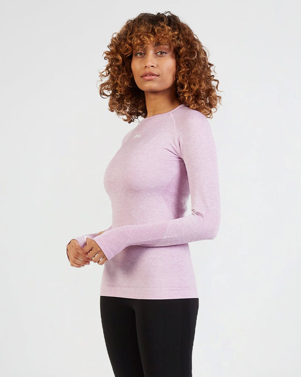 AYBL Motion Seamless Long Sleeve Top Ruzove | 58URKHGMI