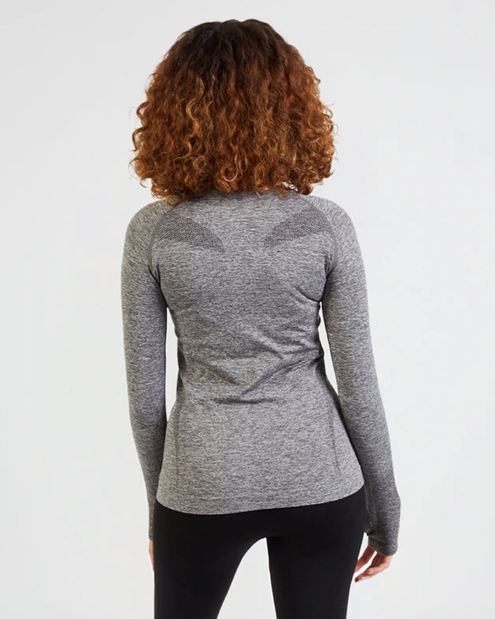 AYBL Motion Seamless Long Sleeve Top Siva | 35SHLBXZY