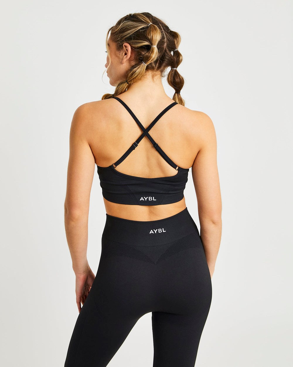 AYBL Motion Seamless Sports Bra Čierne | 04RJYXBCP