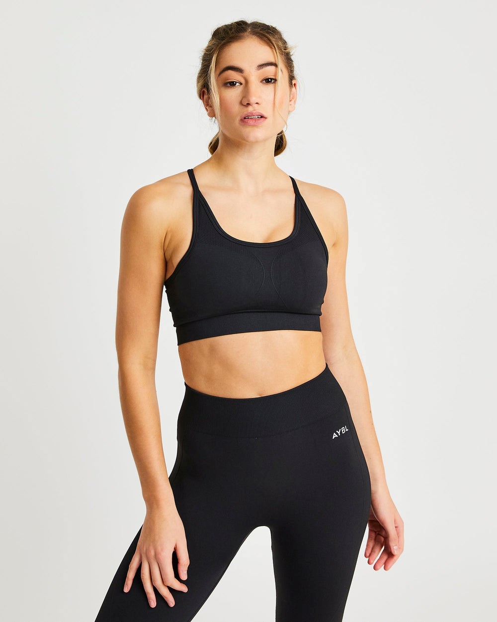 AYBL Motion Seamless Sports Bra Čierne | 04RJYXBCP