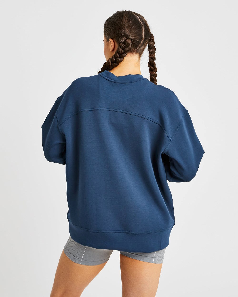 AYBL Oversized Jumper Námornícka Modrá | 52SCUVJEY