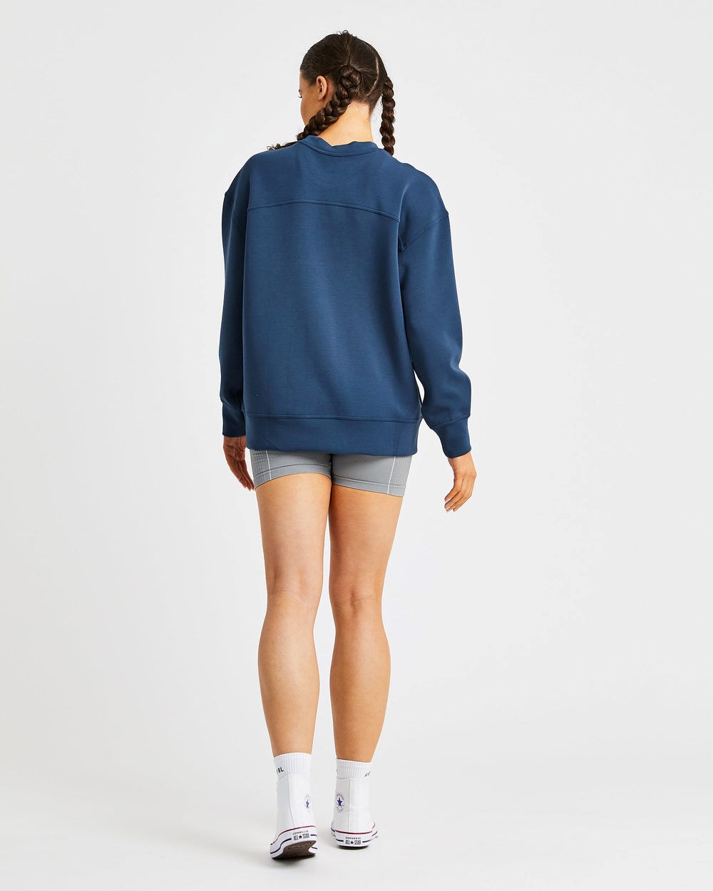 AYBL Oversized Jumper Námornícka Modrá | 52SCUVJEY