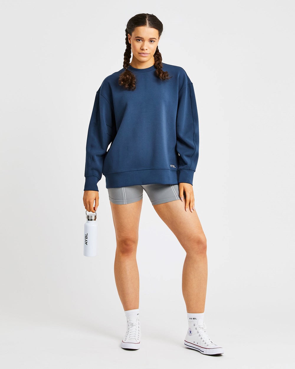 AYBL Oversized Jumper Námornícka Modrá | 52SCUVJEY