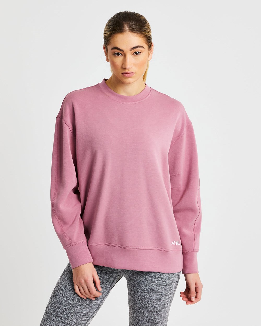 AYBL Oversized Jumper Ruzove Ruzove | 40GPYVALS