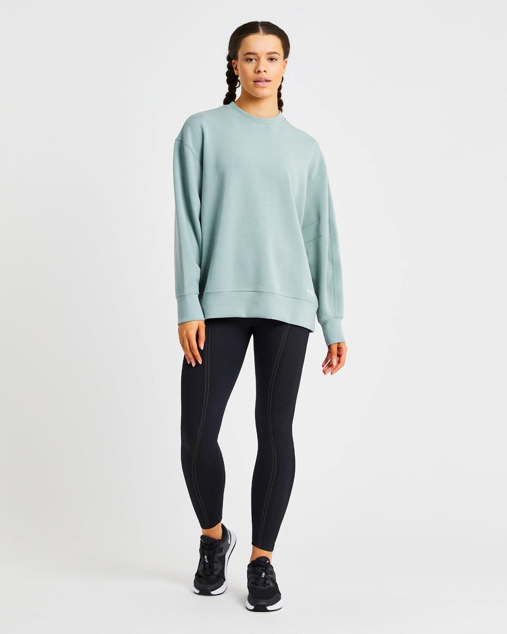 AYBL Oversized Jumper Zelene | 76LXYRQWC