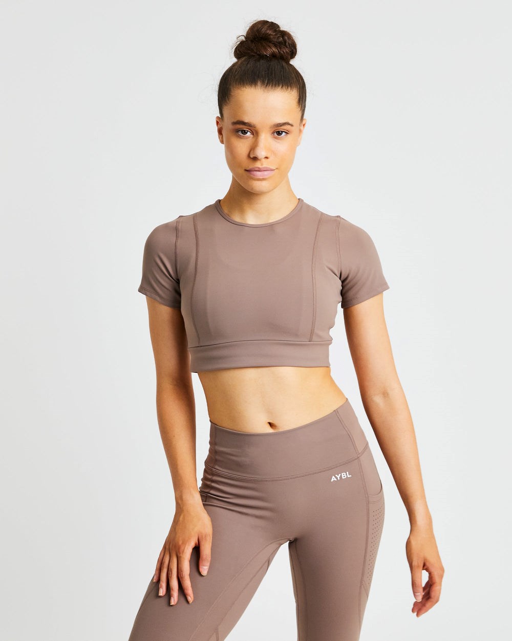 AYBL Pace Crop Top Hnede | 20OREGDMJ