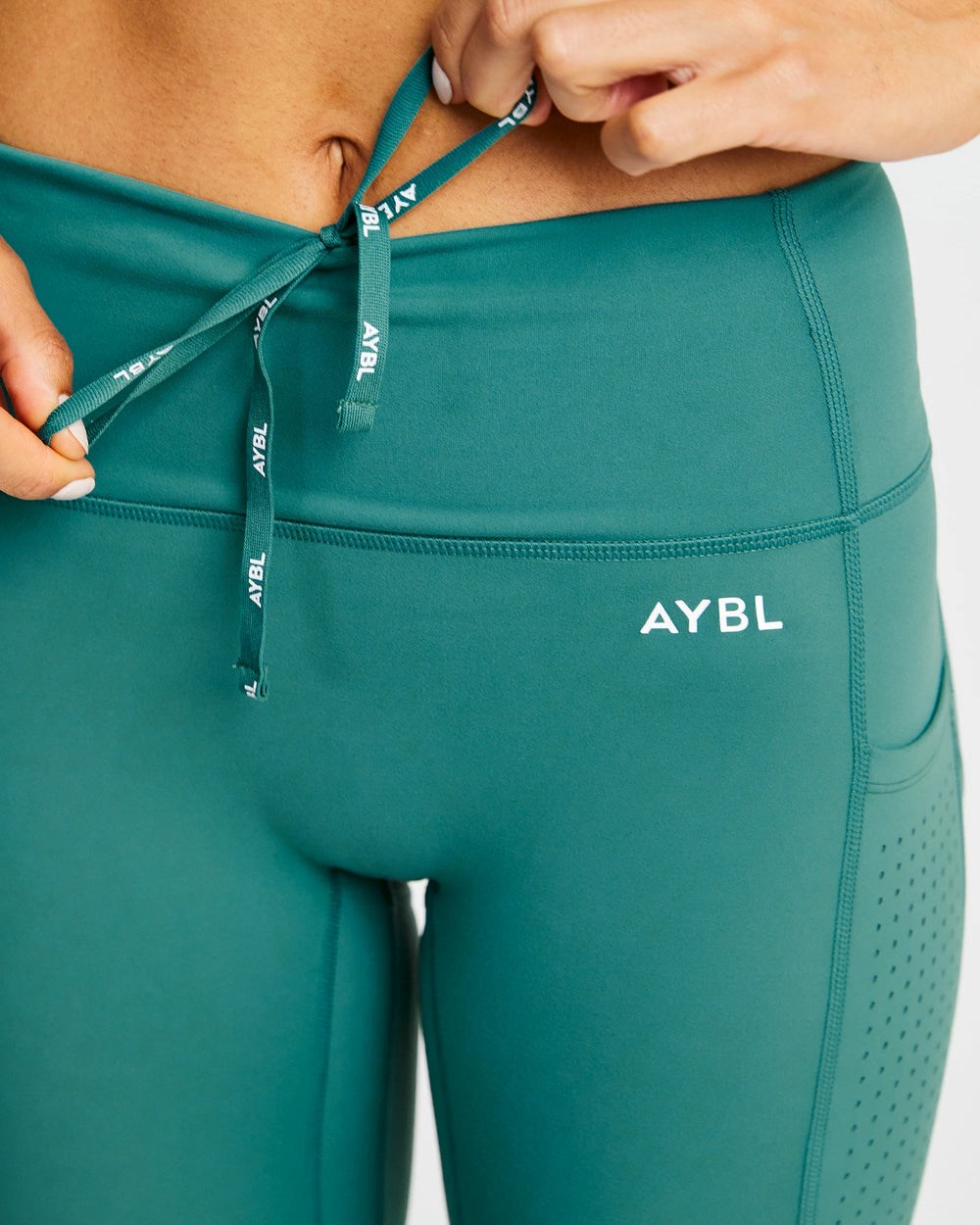 AYBL Pace Leggings Tmavo Zelene | 91CHFJZAG