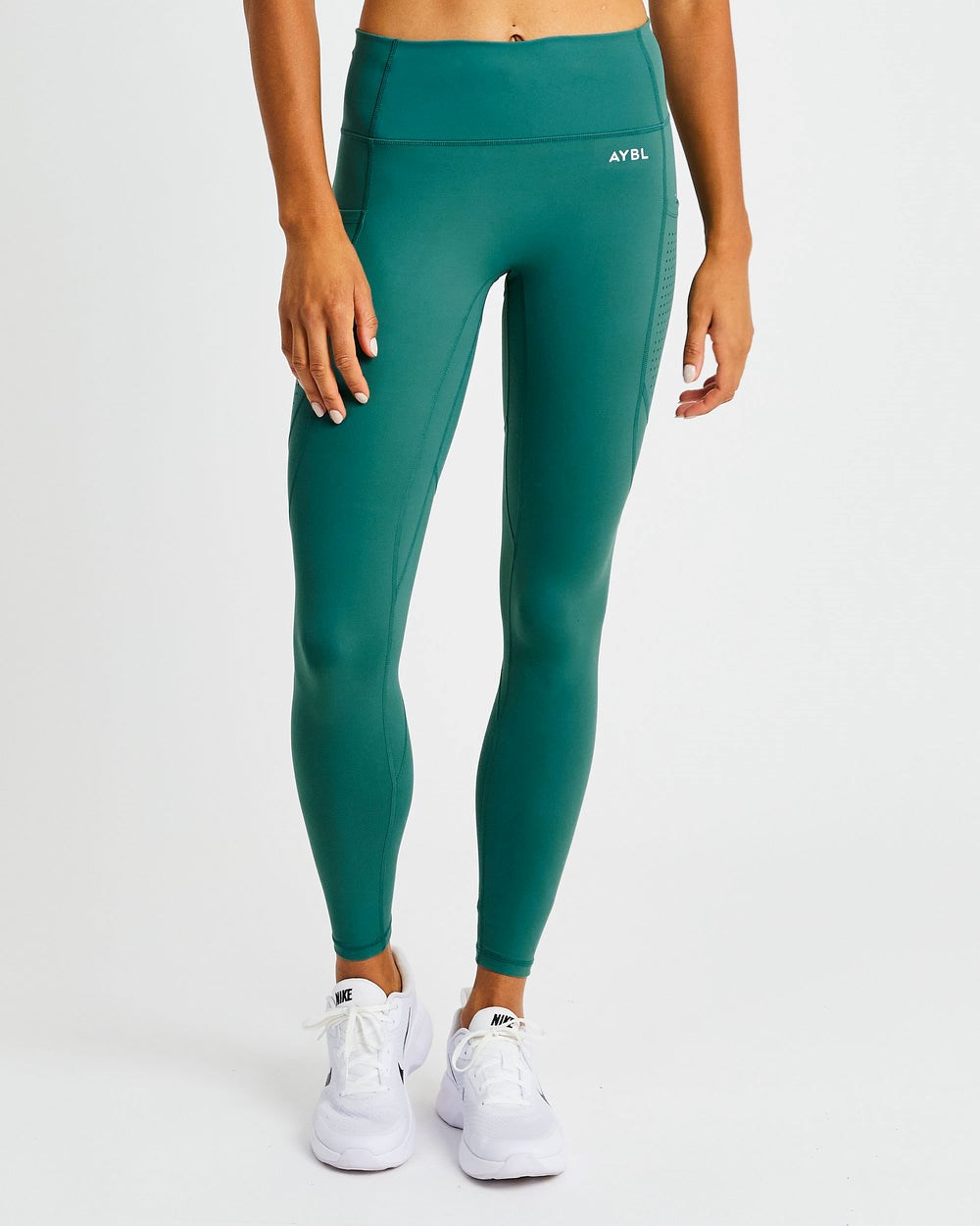 AYBL Pace Leggings Tmavo Zelene | 91CHFJZAG