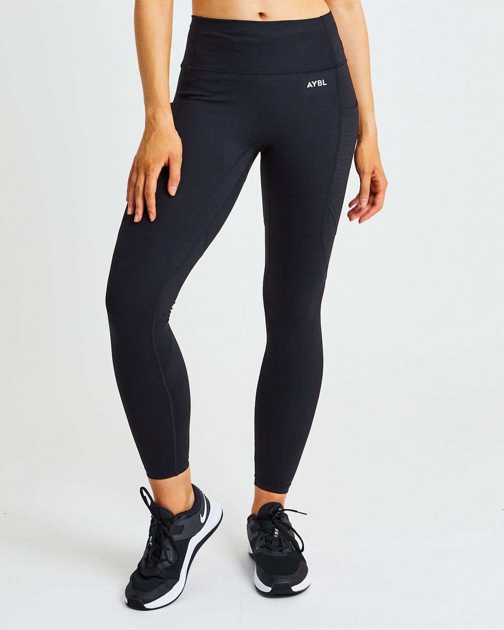 AYBL Pace Leggings Čierne | 84URNTLJC